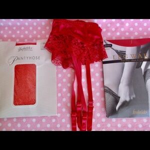 Frederick’s of Hollywood stockings Thihigh/fishnet